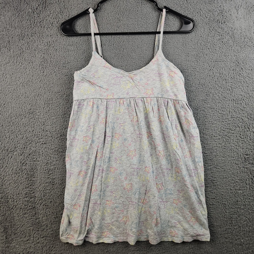 Y2K No Boundaries Babydoll Cami Top *Womens Small/JR Large Stars Coquette Mall
